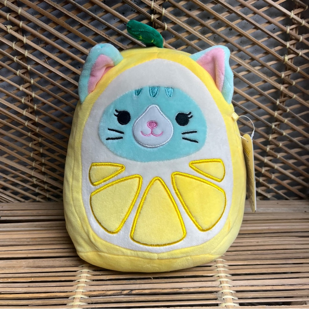 NWT 8” Corinna the Cat Wearing Lemon Costume Squishmallow